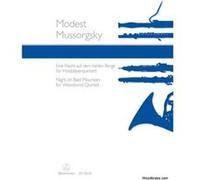 Partitions classique BARENREITER MUSSORGSKY M. - NIGHT ON BALD MOUNTAIN FOR WOODWIND QUINTET Grand format G