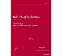 Partitions classique BARENREITER RAMEAU JEAN-PHILIPPE - SYMPHONIES EXTRAITES DES FETES DE L'HYMEN ET DE L'AMOUR Grand format