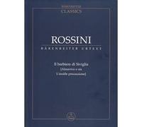 Partitions classique BARENREITER ROSSINI - LE BARBIER DE SEVILLE - CONDUCTEUR Format poche