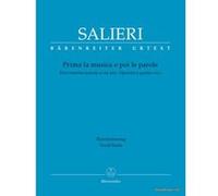 Partitions classique BARENREITER SALIERI A. - PRIMA LA MUSICA E POI LA PAROLE Choeur et ensemble vocal