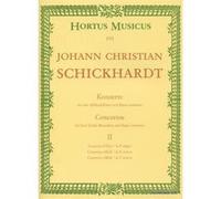 Partitions classique BARENREITER SCHICKHARDT J.C. - SECHS KONZERTE FÜR VIER ALTBLOCKFLÖTEN UND BC - HEFT 2 Flûte à bec