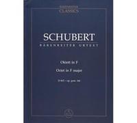 Partitions classique BARENREITER SCHUBERT F. - OKTETT IN F-DUR D 803 - CONDUCTEUR DE POCHE Format poche