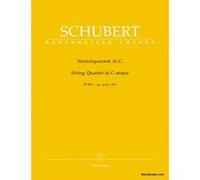 Partitions classique BARENREITER SCHUBERT F. - STRING QUARTET OP. 161 D 887 Musique de chambre G