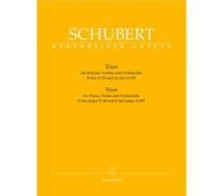 Partitions classique BARENREITER SCHUBERT F. - TRIOS D 28, D 897 OP.POST.148 - PIANO, VIOLON, VIOLONCELLE Musique de chambre
