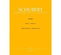 Partitions classique BARENREITER SCHUBERT FRANZ - LIEDE VOL.2 - VOIX MOYENNE, PIANO Alto, instruments G