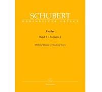 Partitions classique BARENREITER SCHUBERT FRANZ - LIEDER VOL.1 - VOIX MOYENNE, PIANO Ténor, piano G