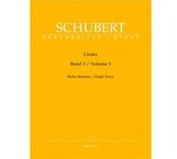 Partitions classique BARENREITER SCHUBERT FRANZ - LIEDER VOL.3, OP. 80-98 - VOIX HAUTE, PIANO Soprano, instruments