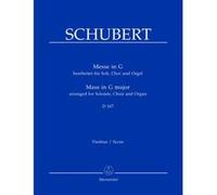 Partitions classique BARENREITER SCHUBERT FRANZ - MESSE IN G G-DUR D 167 - ORGUE, CHOEUR Choeur et ensemble vocal