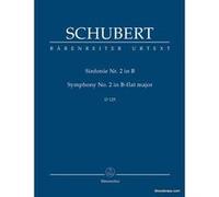 Partitions classique BARENREITER SCHUBERT FRANZ - SINFONIE Nr.2 IN B D.125 - CONDUCTEUR POCHE Format poche