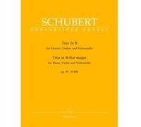 Schubert Franz - Trio B Flat Op.99 - Violin, Cello And Piano