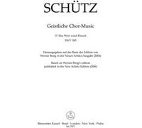Partitions classique BARENREITER SCHUTZ H. - DAS WORT WARD FLEISCH SWV 385 - CHORAL SCORE Choeur et ensemble vocal