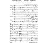 Partitions classique BARENREITER SCHUTZ H. - O LIEBER HERRE GOTT, WECKE UNS AUF SWV 381 - VOCAL SCORE Choeur et ensemble vocal
