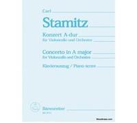 Partitions classique BARENREITER STAMITZ C. - VIOLONCELLO-KONZERT FUR DEN KONIG VON PREUSSEN N°2 A-DUR Violoncelle G