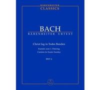 Partitions classique BARENREITER TASCHENPARTITUREN BACH J.S. - CHRIST LAG IN TODES BANDEN BWV 4 - CONDUCTEUR POCHE Format poche
