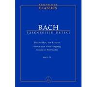 Partitions classique BARENREITER TASCHENPARTITUREN BACH J.S. - ERSCHALLET, IHR LIEDER BWV 172 - CONDUCTEUR POCHE Format poche
