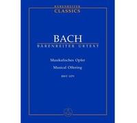 Bach J.S - Offrande Musicale BWV 1079 - Conducteur Poche