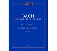 Partitions classique BARENREITER TASCHENPARTITUREN BACH J.S. - OUVERTURE D-DUR BWV 1068 - CONDUCTEUR POCHE Format poche
