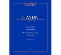 Partitions classique BARENREITER TASCHENPARTITUREN HAYDN JOSEPH - MISSA B-DUR HOB.XXII:12 - CONDUCTEUR POCHE Format poche