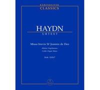 Partitions classique BARENREITER TASCHENPARTITUREN HAYDN JOSEPH - MISSA BREVIS STI.JOANNIS DE DEO HOB.XXII:7 - CONDUCTEUR POCHE Format poche