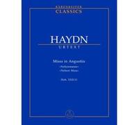 Partitions classique BARENREITER TASCHENPARTITUREN HAYDN JOSEPH - MISSA IN ANGUSTIIS HOB.XXII:11 - CONDUCTEUR POCHE Format poche