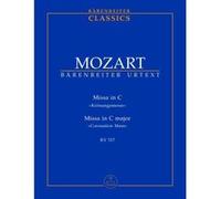Partitions classique BARENREITER TASCHENPARTITUREN MOZART W.A. - MISSA IN C 'KRONUNGSMESSE' KV 317 - CONDUCTEUR POCHE Format poche