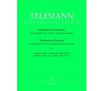 Partitions classique BARENREITER TELEMANN G.P. - 12 METHODISCHE SONATEN VOL.4 - FLUTE OU VIOLON, BASSE CONTINUE Flûte traversière