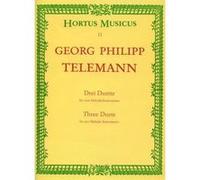 Partitions classique BARENREITER TELEMANN G.P. - 3 DUOS - 2 INSTRUMENTS MELODIQUES Musique de chambre