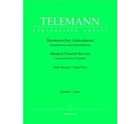 Partitions classique BARENREITER TELEMANN G.P. - HARMONISHER GOTTENDIENST, KANTATEN AUS DEM OSTERFESTKREIS Soprano, instruments
