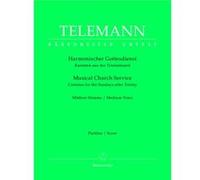 Partitions classique BARENREITER TELEMANN G.P. - HARMONISHER GOTTESDIENST, KANTATEN AUS DER TRINITATISZEIT Alto, instruments