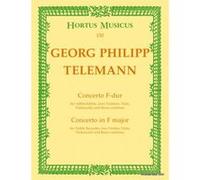 Partitions classique BARENREITER TELEMANN G.P. - KONZERT FUR ALTBLOCKFLOTE, STREICHER UND BASSO CONTINUO F-DUR - FLUTE A BEC, CORDE, Musique de chambre