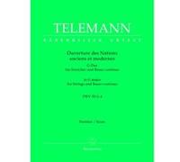 Partitions classique BARENREITER TELEMANN G.P. - OUVERTURE DES NATIONS, ANCIENS ET MODERNES, G-DUR TWV 55:G 4 Ensemble à cordes