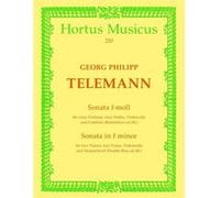 Partitions classique BARENREITER TELEMANN G.P. - SONATA F-MOLL TWV 44:32 - VIOLON, ALTO, VIOLONCELLE, BASSE CONTINUE Ensemble à cordes G