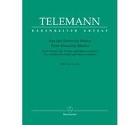 Partitions classique BARENREITER TELEMANN G. PH. - TWO SONATAS - VIOLON ET BC Violon G