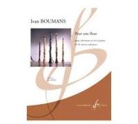 Partitions classique BILLAUDOT BOUMANS IVAN - POUR UNE FLEUR - CLARINETTE ET PIANO Clarinette G
