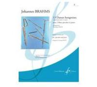 Partitions classique BILLAUDOT BRAHMS JOHANNES - 13 DANSES HONGROISES CAHIER 2 - 2 PICCOLOS ET PIANO Flûte traversière G