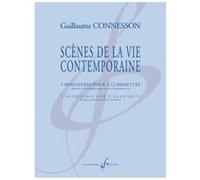 Partitions classique BILLAUDOT CONNESSON GUILLAUME - SCENES DE LA VIE CONTEMPORAINE - 2 CLARINETTES SI B Clarinette G