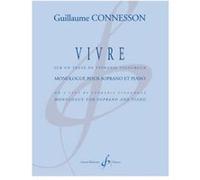 Partitions classique BILLAUDOT CONNESSON GUILLAUME - VIVRE - MELODIES CHANT ET PIANO Choeur et ensemble vocal G