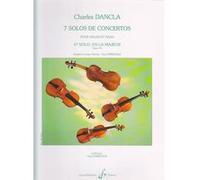 Partitions classique BILLAUDOT DANCLA CHARLES - 7 SOLOS DE CONCERTOS, SOLO N°6 OP.95 EN LA MAJEUR - VIOLON, PIANO Violon G