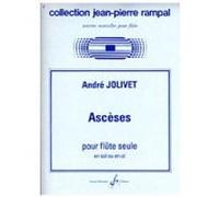 Partitions classique BILLAUDOT JOLIVET ANDRE - ASCESES - FLUTE SEULE Flûte traversière G