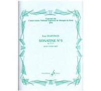 Partitions classique BILLAUDOT MARTINON J. - SONATINE N°5 OP.32 N°1 - VIOLON SEUL Violon