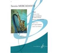 Partitions classique BILLAUDOT MERCADANTE SAVERIO - DUO - 2 SAXOPHONES Saxophone