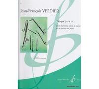Partitions classique BILLAUDOT VERDIER, J.F. - TANGO PARA TI - CLARINETTE ET PIANO Clarinette