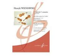 Partitions classique BILLAUDOT WIENIAWSKI HENRYK - 1ER SOLO DU 1ER CONCERTO EN FA MINEUR OPUS 14 - 2 VIOLONS Violon G