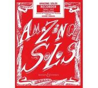 Partitions classique BOOSEY & HAWKES AMAZING SOLOS TREBLE RECORDER - TREBLE RECORDER AND PIANO Flûte à bec