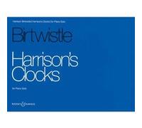 Partitions classique BOOSEY & HAWKES BIRTWISTLE SIR HARRISON - HARRISON'S CLOCKS - PIANO Piano G