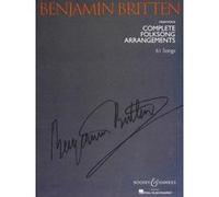 Partitions classique BOOSEY & HAWKES BRITTEN B. - COMPLETE FOLKSONG ARRANGEMENTS - HIGH VOICE AND PIANO Soprano, instruments G