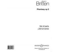 Partitions classique BOOSEY & HAWKES BRITTEN B. - PHANTASY OP. 2 - OBOE, VIOLIN, VIOLA AND VIOLONCELLO Ensemble mixte G