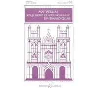 Partitions classique BOOSEY & HAWKES ELGAR EDWARD - AVE VERUM OP. 2/1 - SOPRANO, MIXED CHOIR AND ORGAN Choeur et ensemble vocal