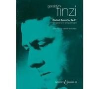 Partitions classique BOOSEY & HAWKES FINZI GERALD - CLARINET CONCERTO OP. 31 - CLARINET AND STRING ORCHESTRA Clarinette