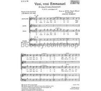 Partitions classique BOOSEY & HAWKES KODALY ZOLTAN - O COME, O COME, EMMANUEL - MIXED CHOIR Choeur et ensemble vocal G